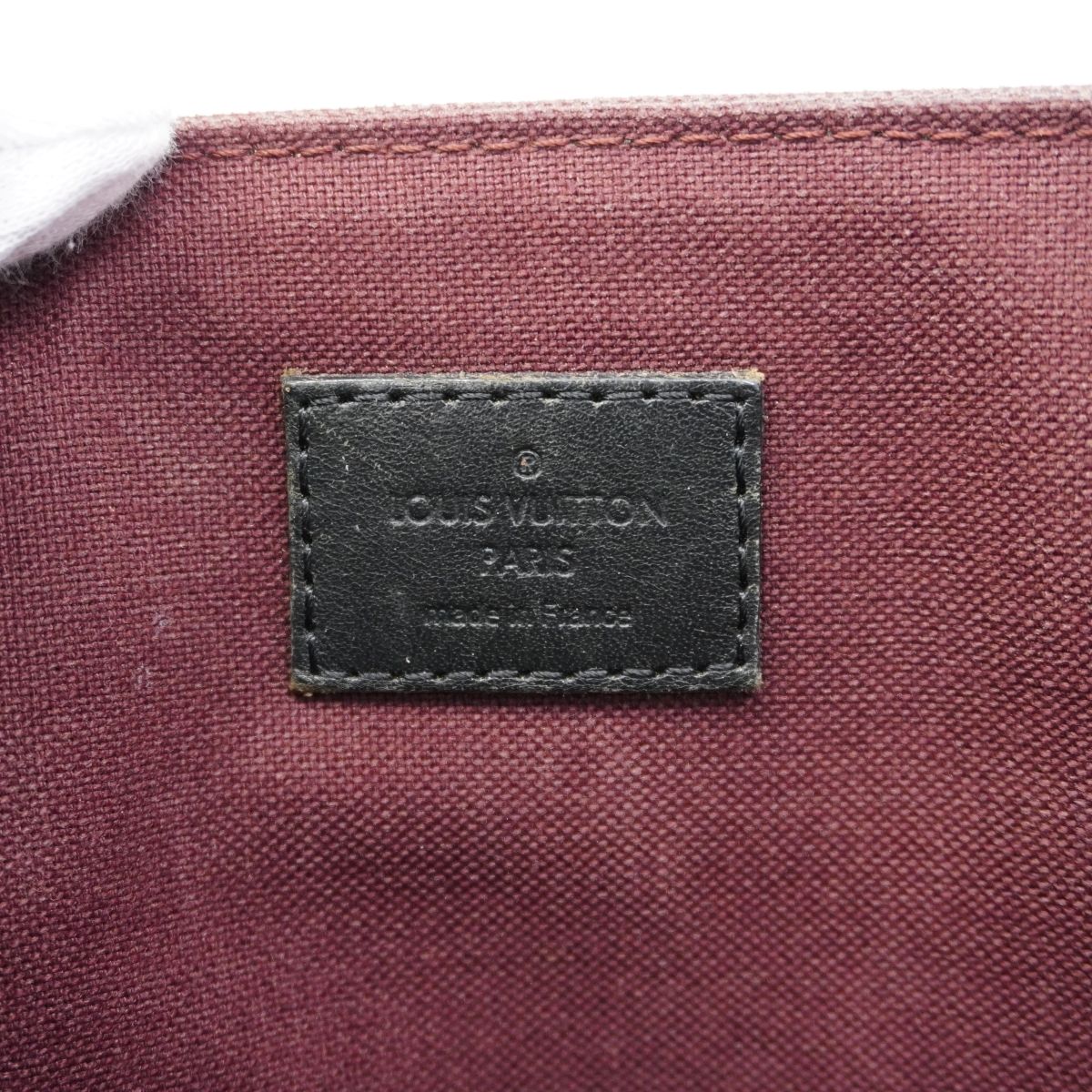 Louis Vuitton Shoulder Bag Monogram Macassar Bus GM Brown Black — view 5
