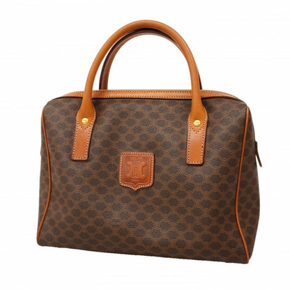 Celine Handbag Macadam Brown Gold