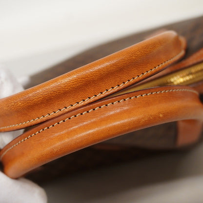 Celine Handbag Macadam Brown Gold — view 8