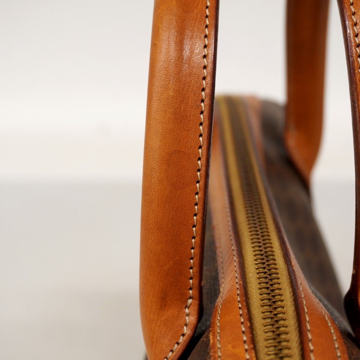 Celine Handbag Macadam Brown Gold — view 7