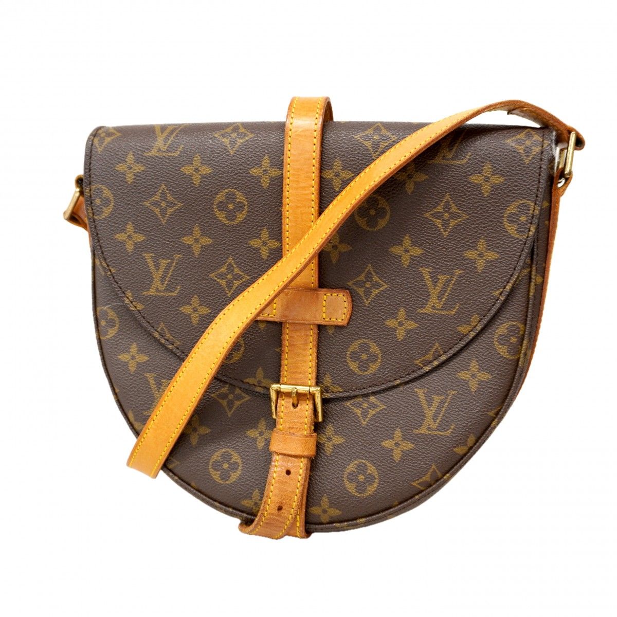Louis Vuitton Shoulder Bag Monogram Cite GM Brown