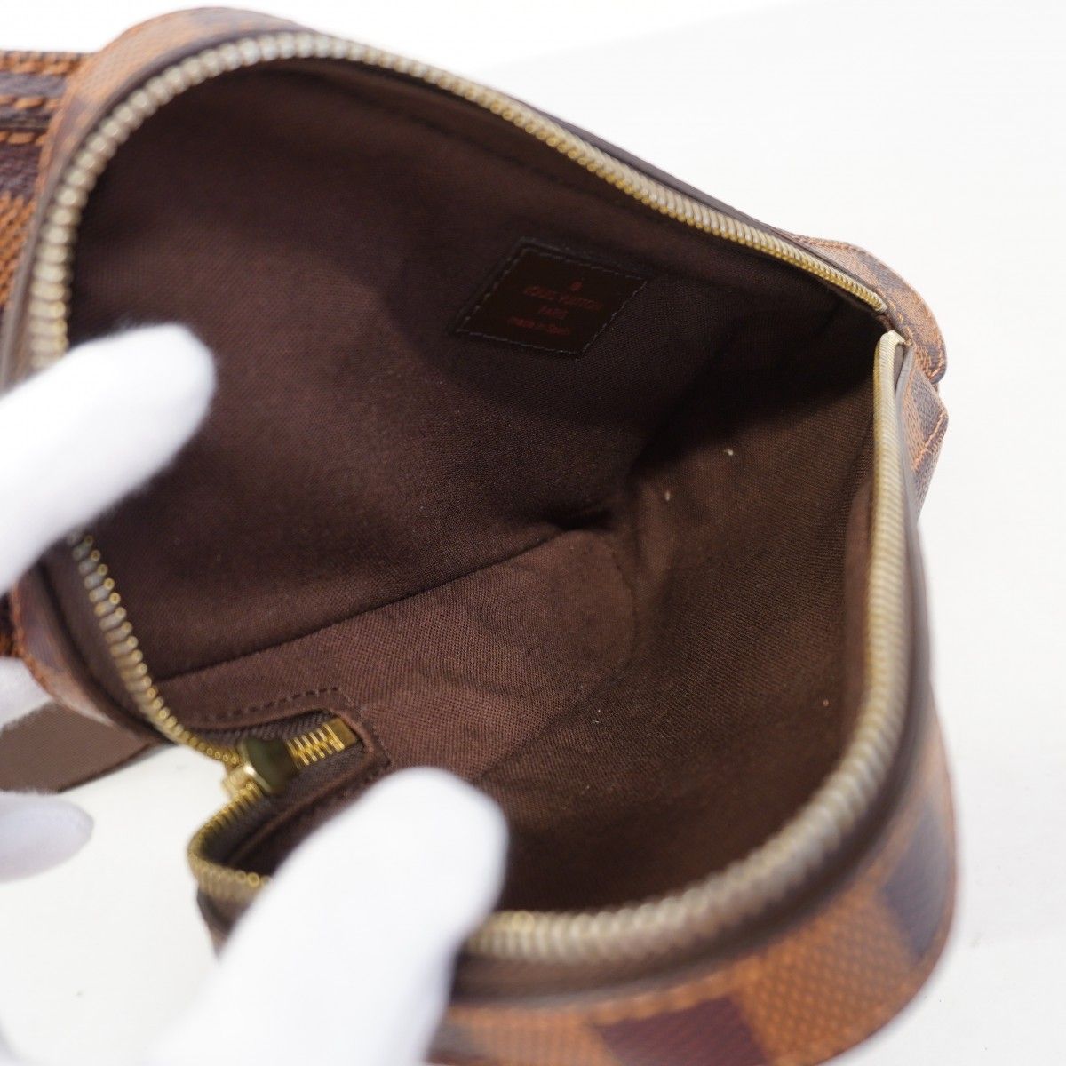 Louis Vuitton Belt Bag Damier Geronimos Ebene — view 4