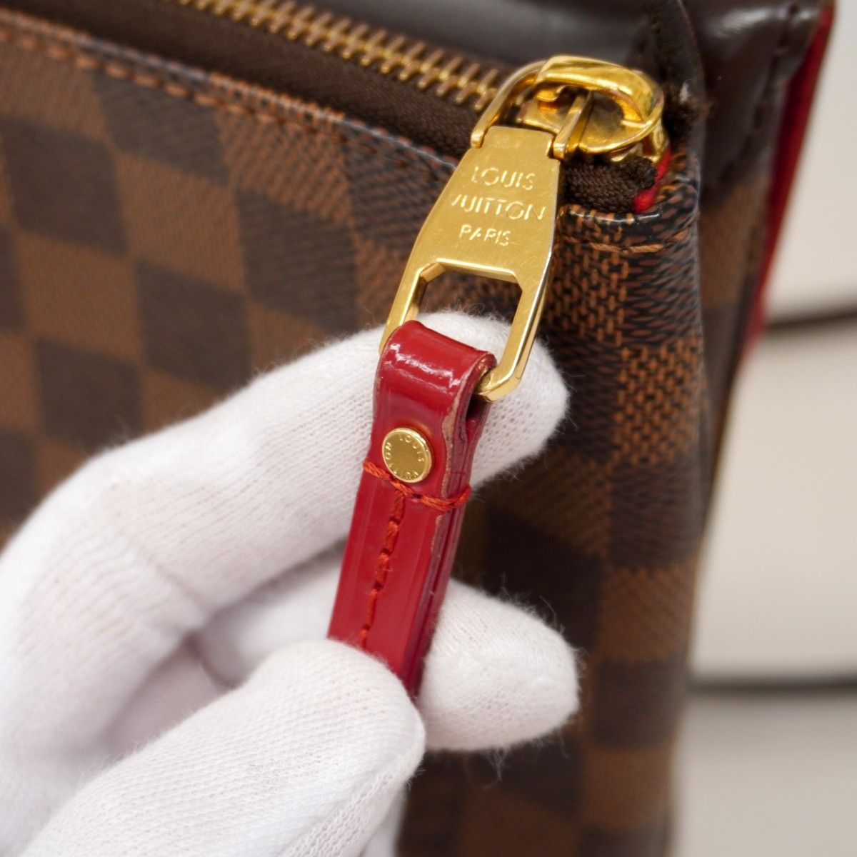 Louis Vuitton Shoulder Bag Damier Twice Ebene — view 8