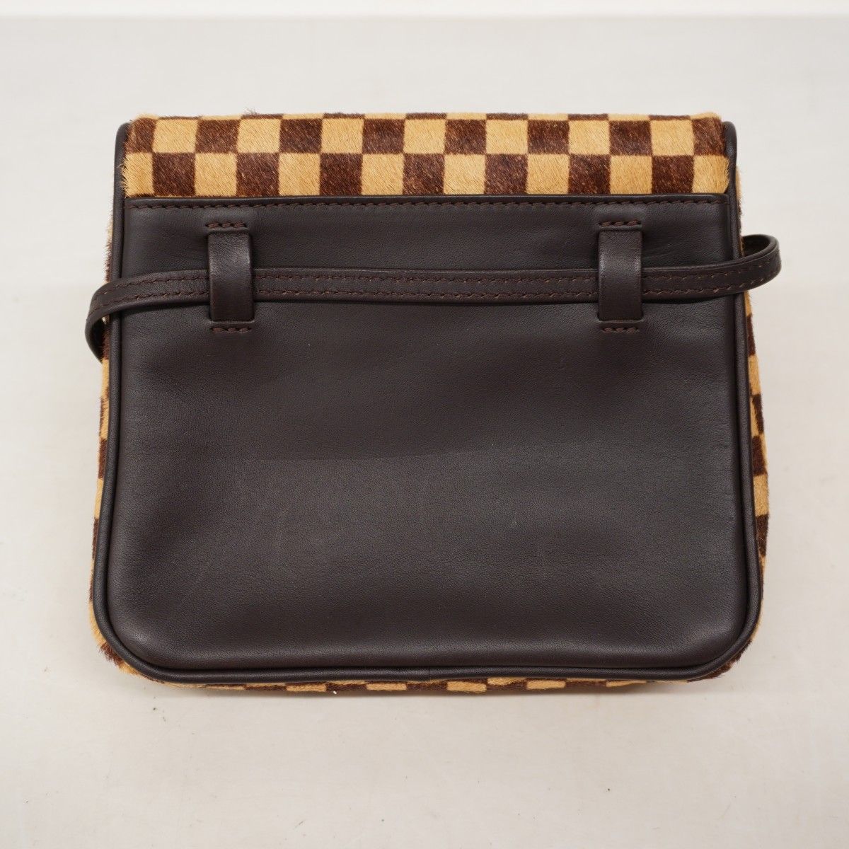 Louis Vuitton Shoulder Bag Damier Sauvage Gazelle Brown — view 9