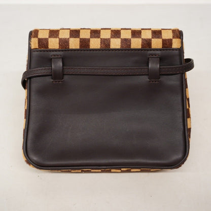Louis Vuitton Shoulder Bag Damier Sauvage Gazelle Brown — view 9