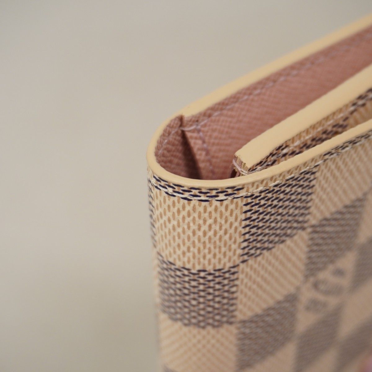 Louis Vuitton Wallet Damier Azur Portefeuille Emily Rose Velours — view 6