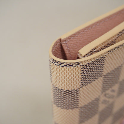 Louis Vuitton Wallet Damier Azur Portefeuille Emily Rose Velours — view 6