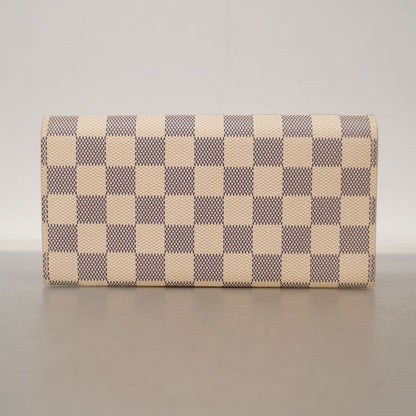 Louis Vuitton Wallet Damier Azur Portefeuille Emily Rose Velours — view 8
