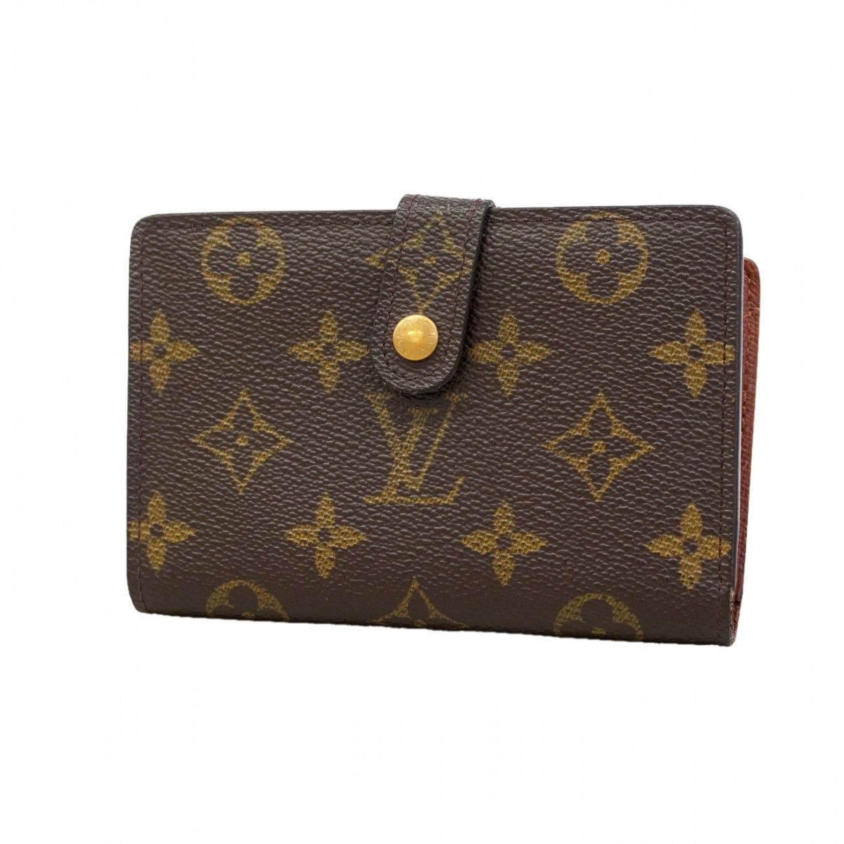 Louis Vuitton Wallet Monogram Porte-Monnaie Vier Viennois Brown