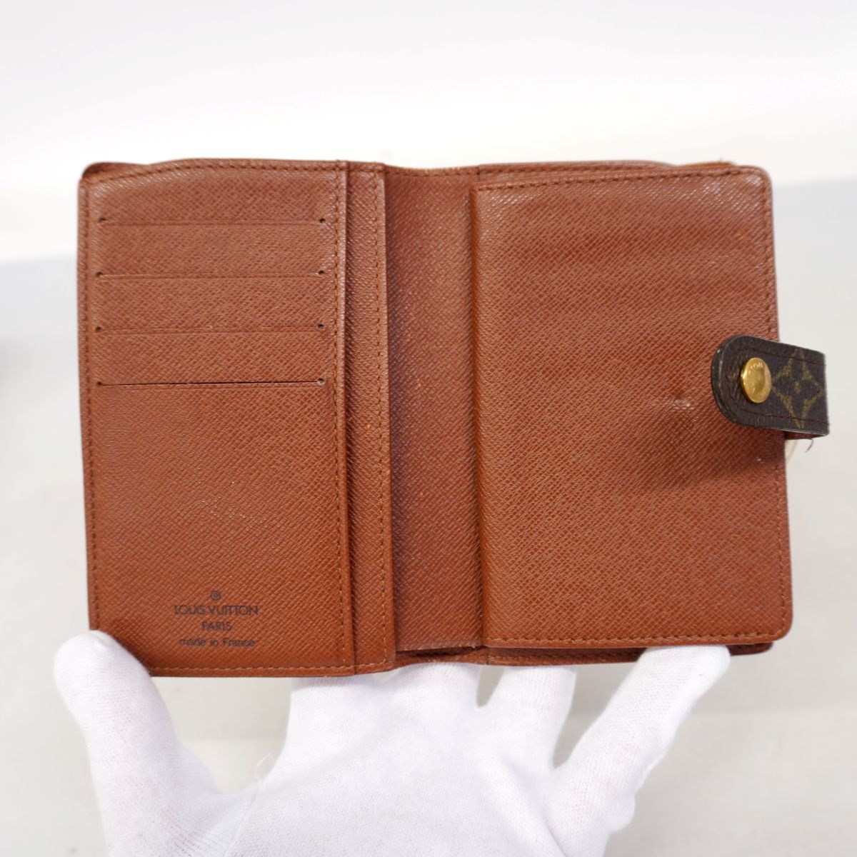 Louis Vuitton Wallet Monogram Porte-Monnaie Vier Viennois Brown — view 4