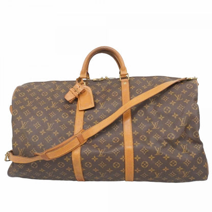 Louis Vuitton Boston Bag Monogram Keepall Bandouliere 60 Brown