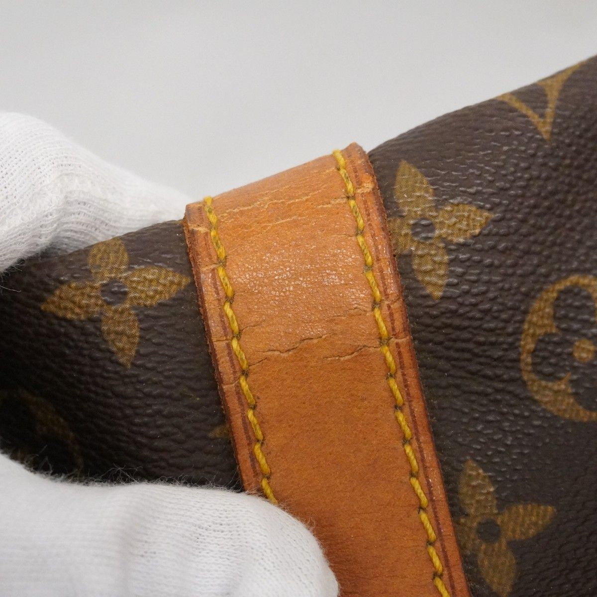 Louis Vuitton Boston Bag Monogram Keepall Bandouliere 60 Brown — view 7