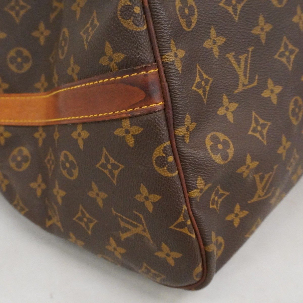 Louis Vuitton Boston Bag Monogram Keepall Bandouliere 60 Brown — view 6