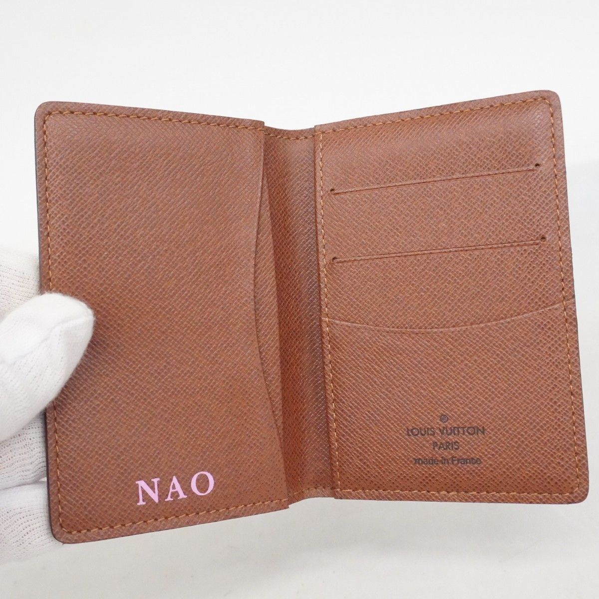 Louis Vuitton Card Case Monogram Organizer de Poche Brown — view 3