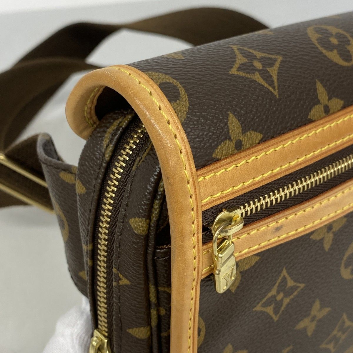 Louis Vuitton Waist Bag Monogram Bum Back Bosphore Brown — view 8