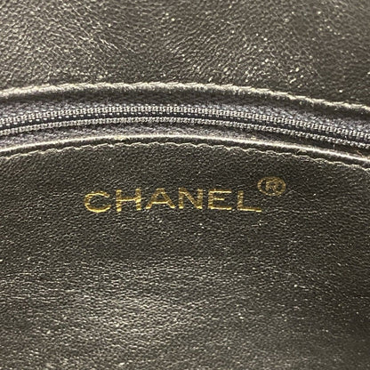 Chanel Shoulder Bag Quilted Lambskin Black Gold — view 5