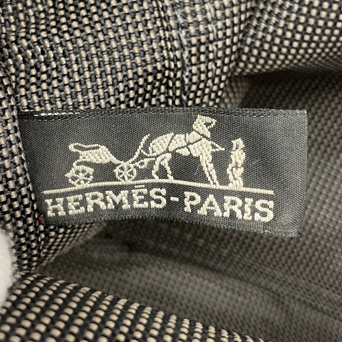 Hermes Tote Her Line PM Canvas Gray Silver — view 5