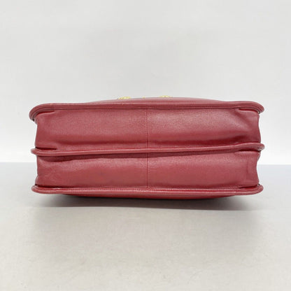 Gucci Tote Horsebit Leather Red Gold 2-Way — view 3