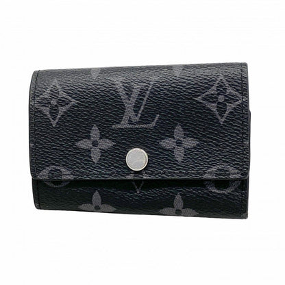 Louis Vuitton Key Case Monogram Eclipse Multicles 6 Black Key Holder