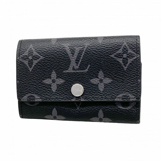 Louis Vuitton Key Case Monogram Eclipse Multicles 6 Black Key Holder
