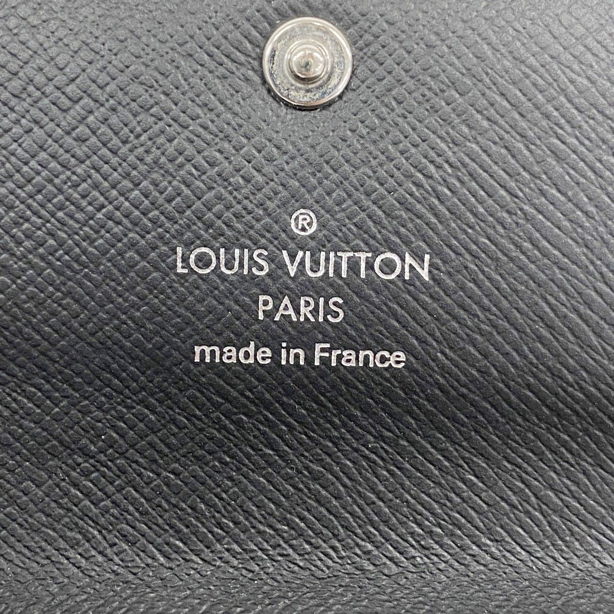 Louis Vuitton Key Case Monogram Eclipse Multicles 6 Black Key Holder — view 4