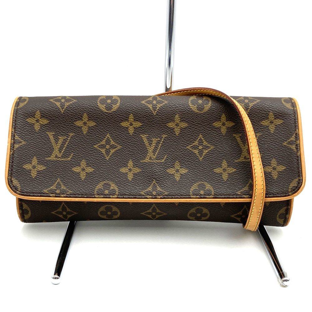 Louis Vuitton Pochette Twin PM Shoulder Bag Monogram