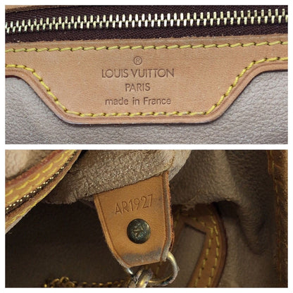 Louis Vuitton Monogram Bucket GM Brown Gold Leather Shoulder — view 4