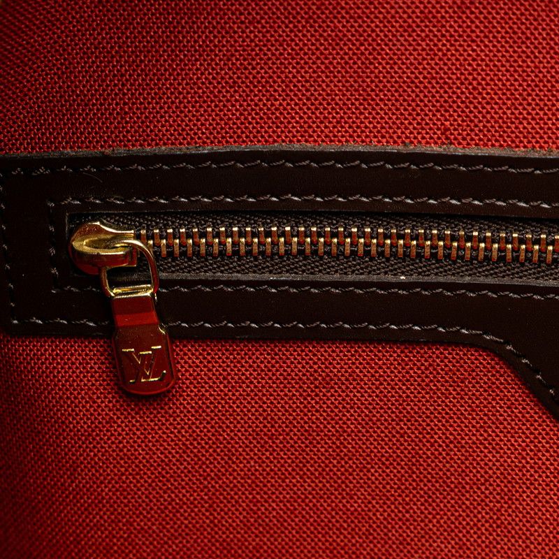 Louis Vuitton Damier Nolita Handbag Brown Leather — view 7