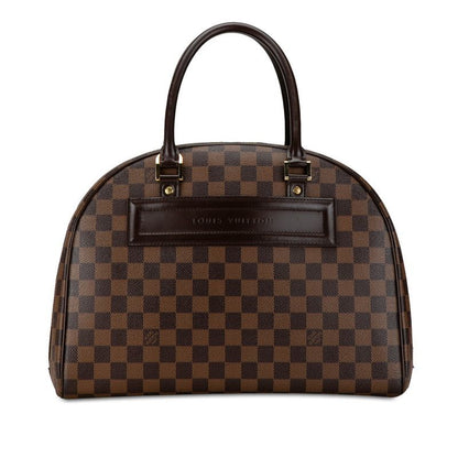 Louis Vuitton Damier Nolita Handbag Brown Leather — view 3