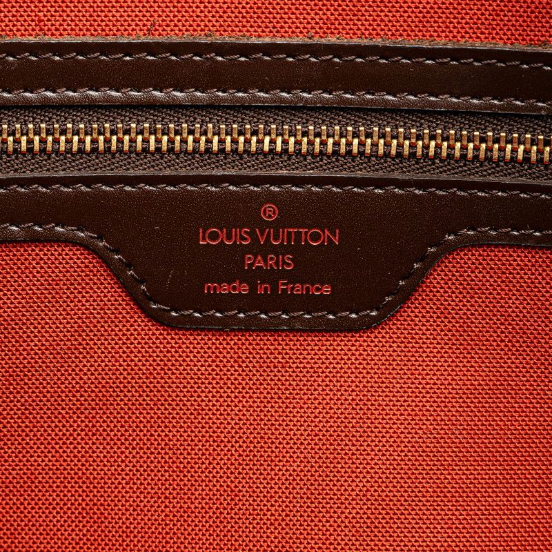 Louis Vuitton Damier Nolita Handbag Brown Leather — view 8
