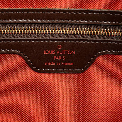 Louis Vuitton Damier Nolita Handbag Brown Leather — view 8