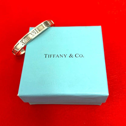 Tiffany & Co Atlas Bangle 925 Sterling Silver Bracelet