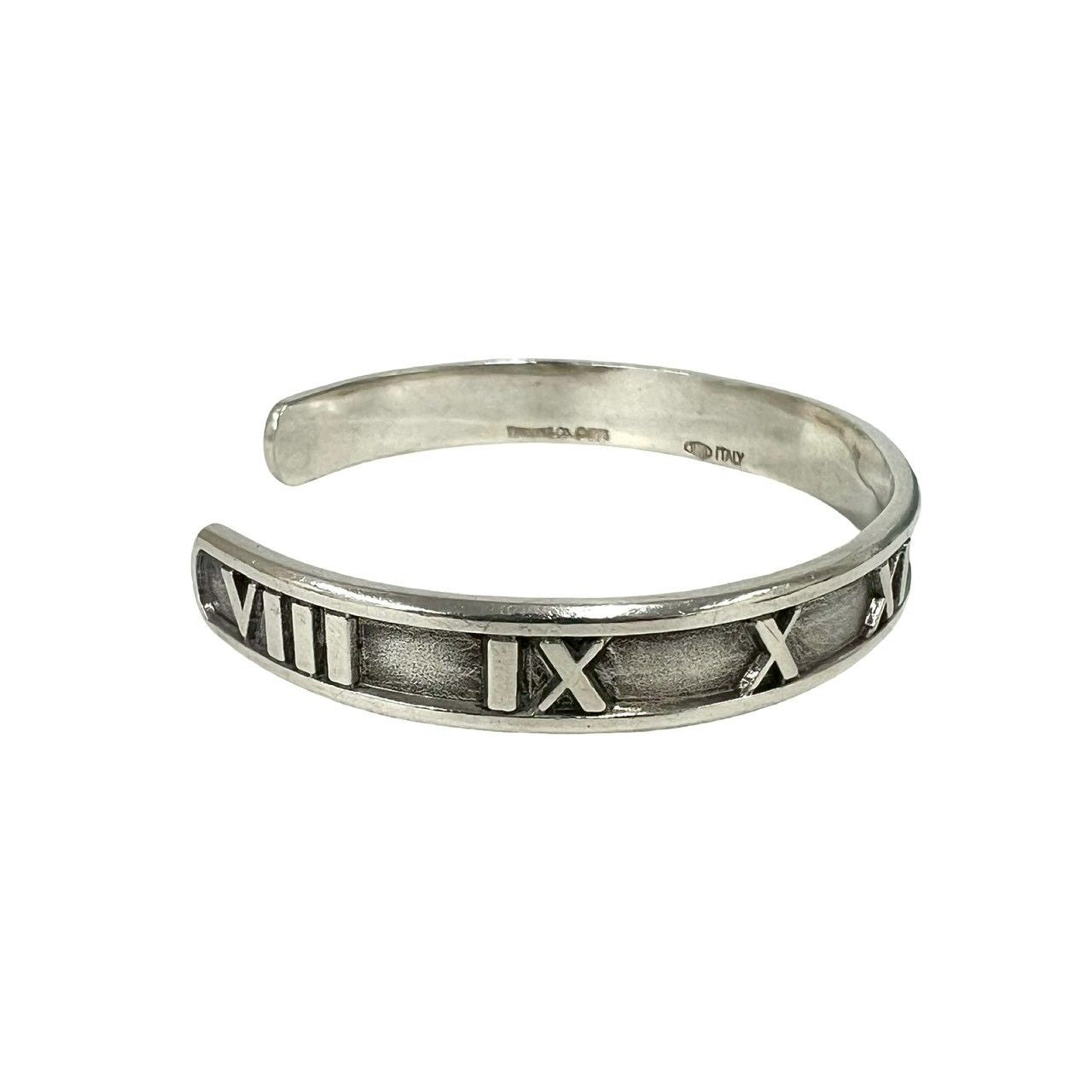 Tiffany & Co Atlas Bangle 925 Sterling Silver Bracelet — view 5