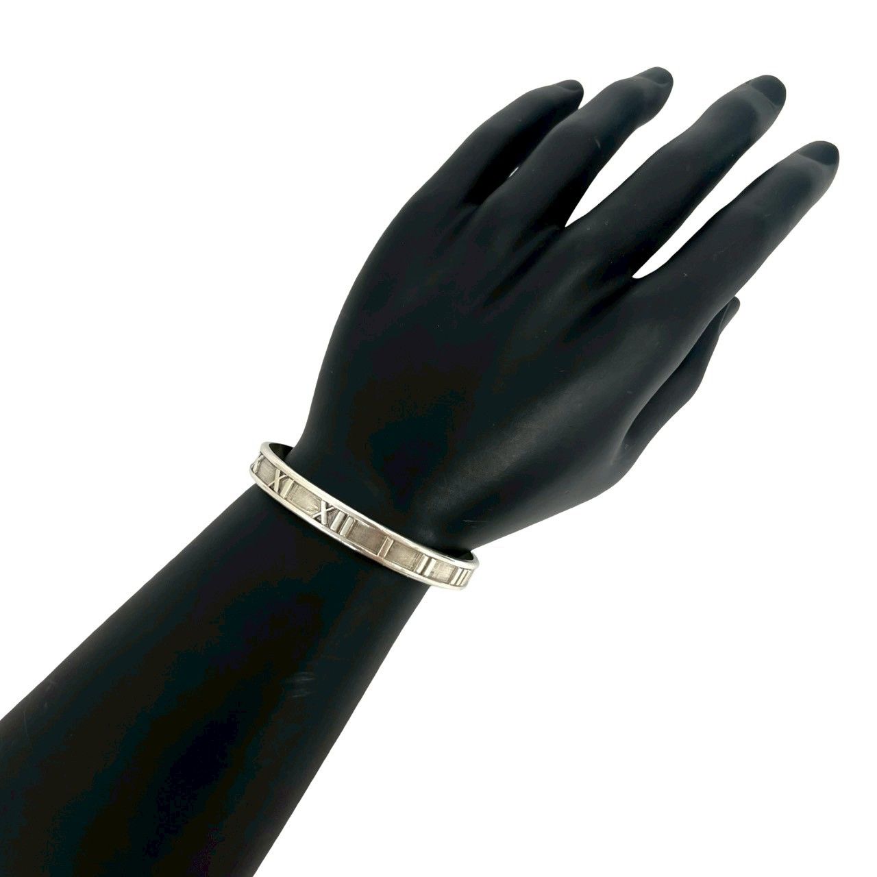 Tiffany & Co Atlas Bangle 925 Sterling Silver Bracelet — view 2