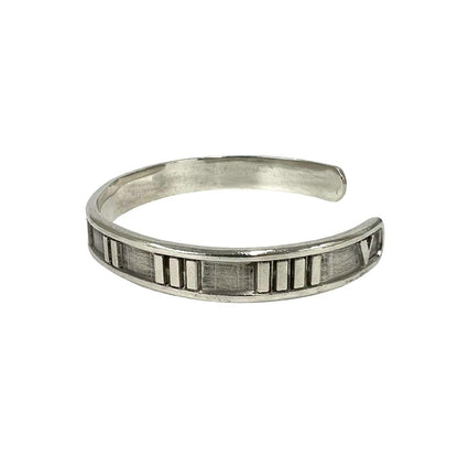 Tiffany & Co Atlas Bangle 925 Sterling Silver Bracelet — view 4