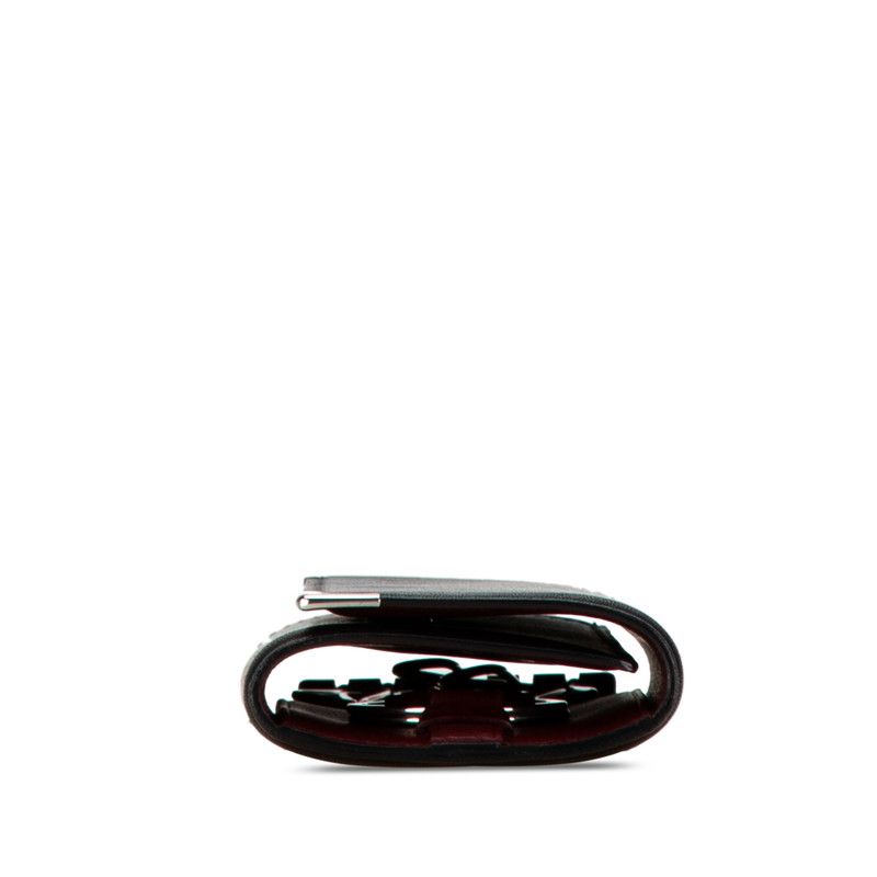 Cartier Must Line 6 Key Case Black Leather Key Holder — view 4