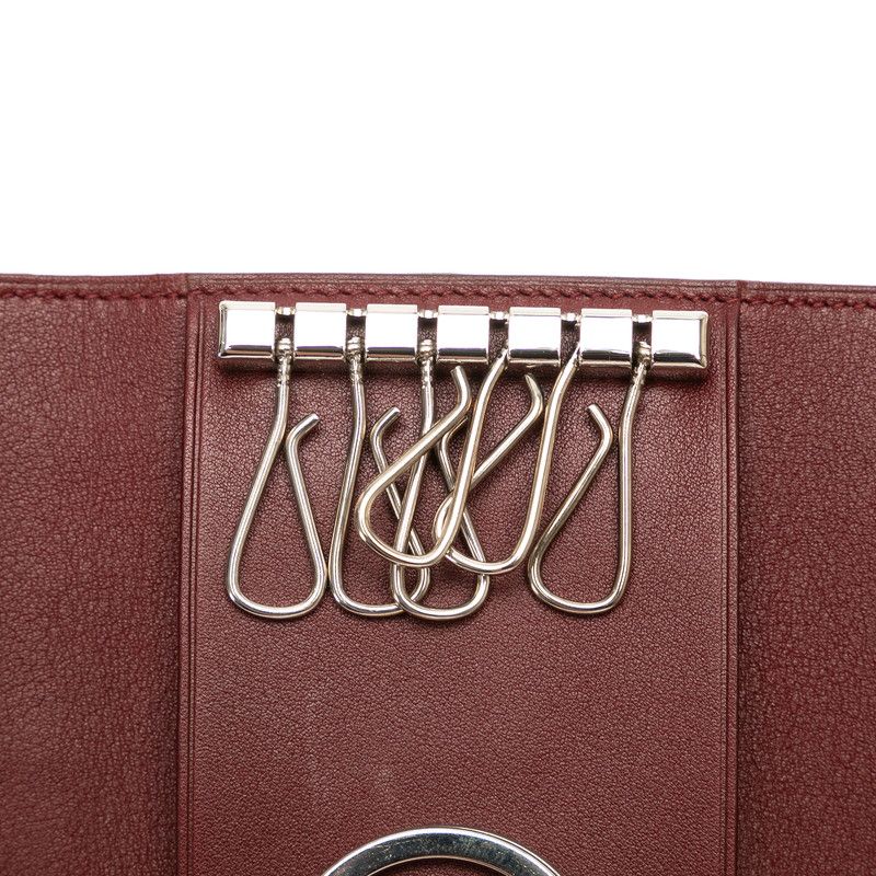 Cartier Must Line 6 Key Case Black Leather Key Holder — view 6