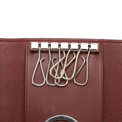 Cartier Must Line 6 Key Case Black Leather Key Holder — view 6