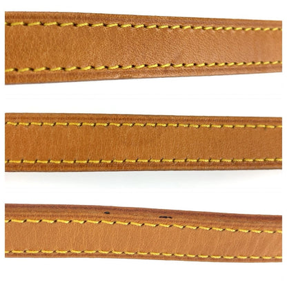 Louis Vuitton Leather Beige Brown Gold Shoulder Strap — view 7