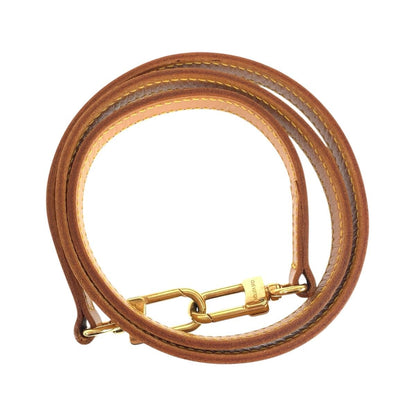 Louis Vuitton Leather Beige Brown Gold Shoulder Strap — view 4