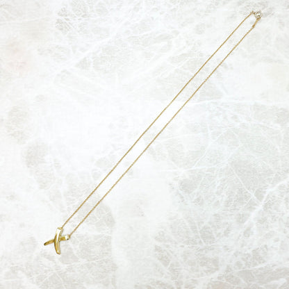 Tiffany & Co Kiss Yellow Gold Necklace 41 cm — view 4