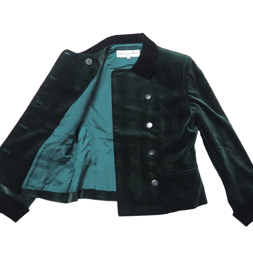 Dior Vintage Skirt Suit M Velour Jacket & Set — view 5