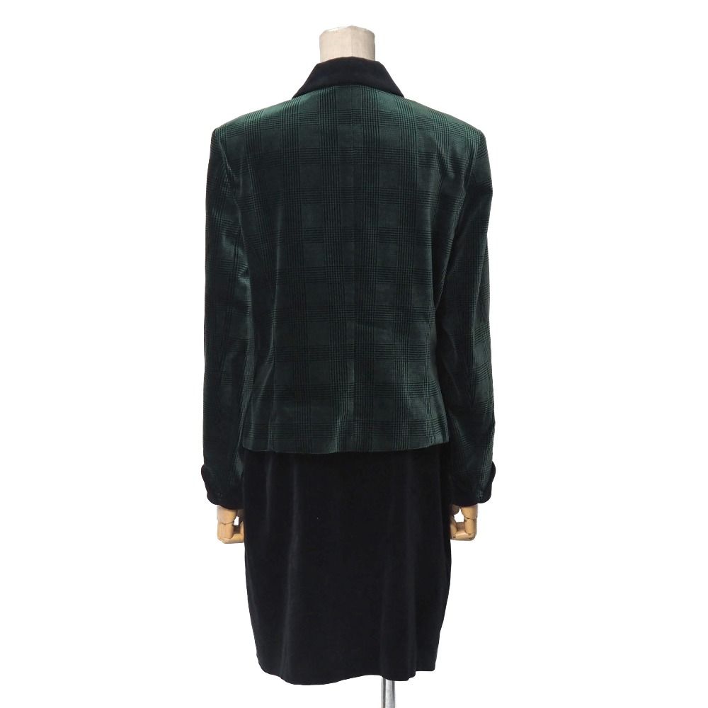 Dior Vintage Skirt Suit M Velour Jacket & Set — view 2