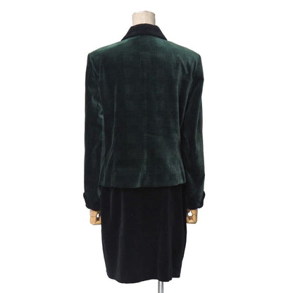 Dior Vintage Skirt Suit M Velour Jacket & Set — view 2