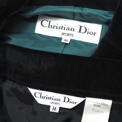 Dior Vintage Skirt Suit M Velour Jacket & Set — view 9