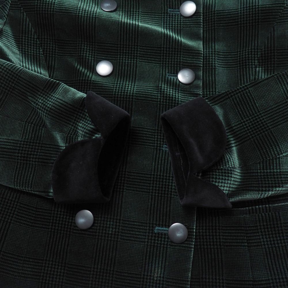 Dior Vintage Skirt Suit M Velour Jacket & Set — view 7
