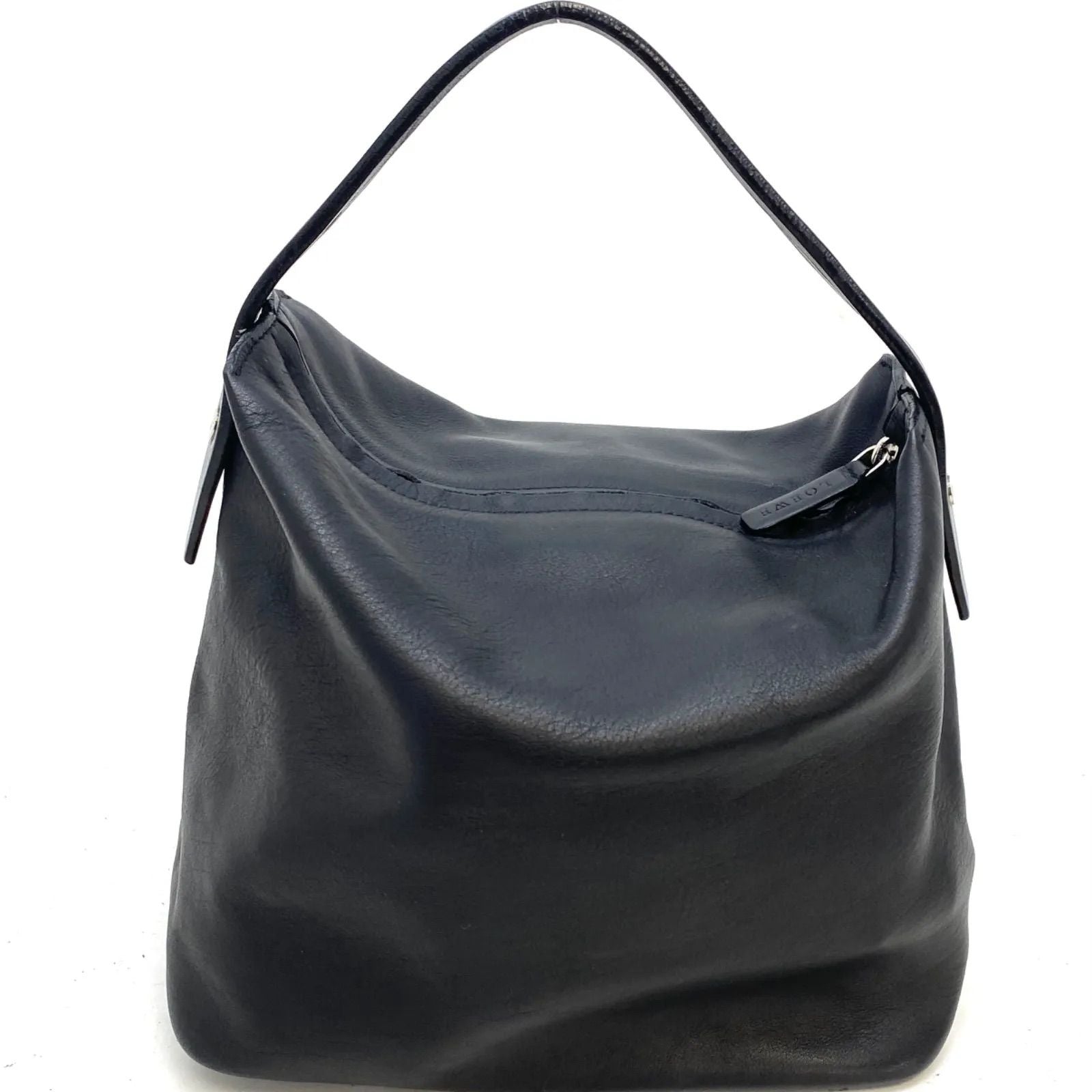 Loewe Hand Leather Black Pouch Anagram — view 2