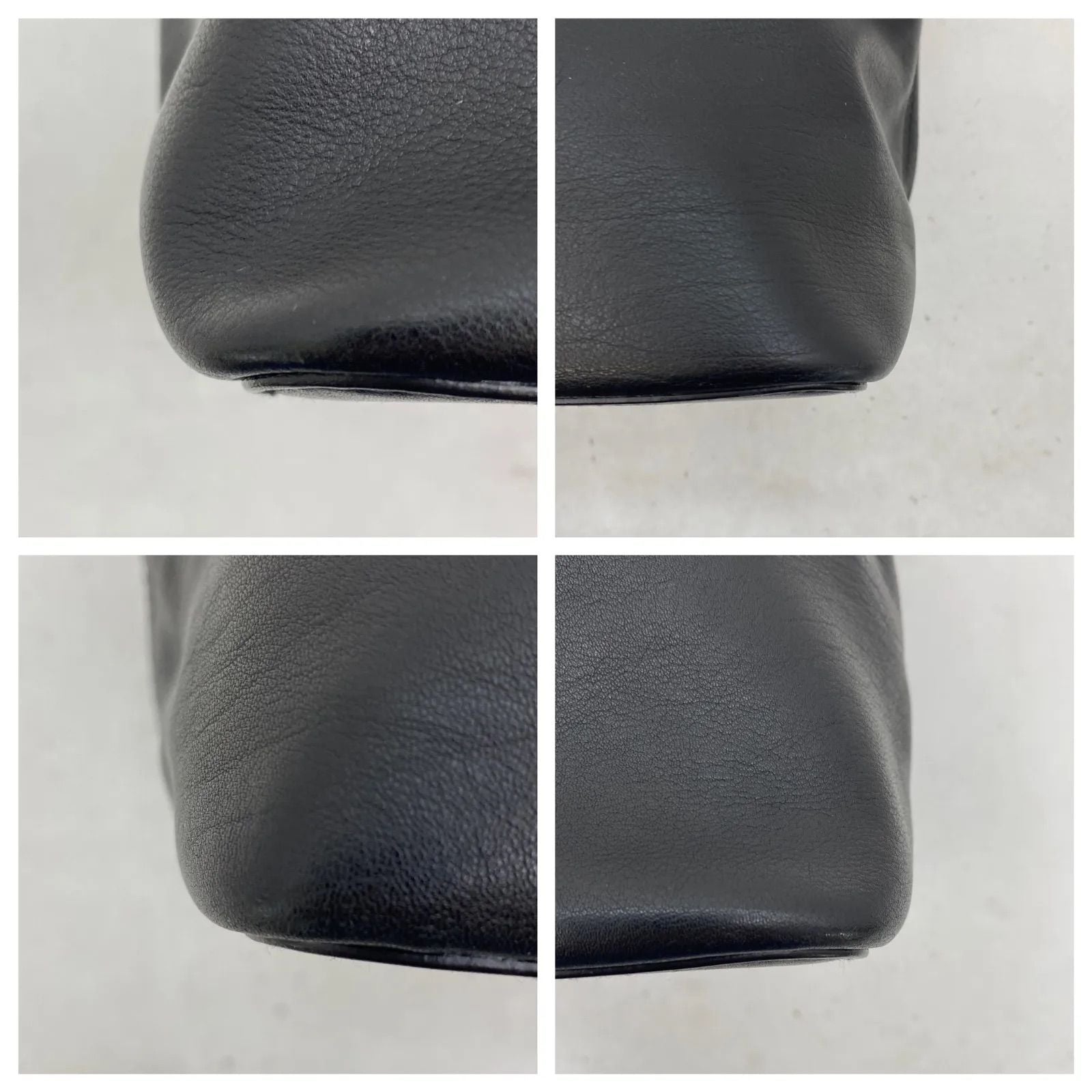 Loewe Hand Leather Black Pouch Anagram — view 6