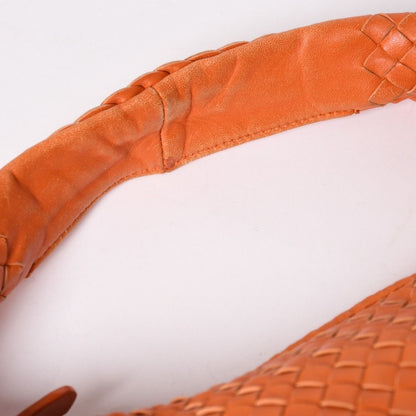 Bottega Veneta Hobo Intrecciato Leather Orange — view 8
