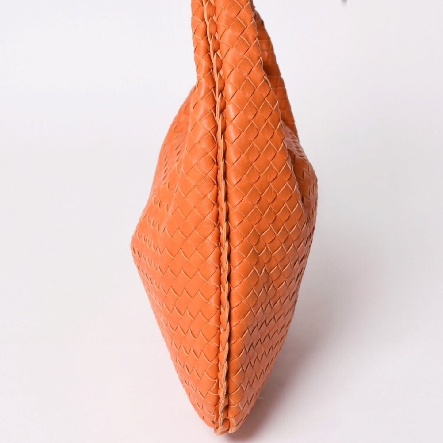 Bottega Veneta Hobo Intrecciato Leather Orange — view 5